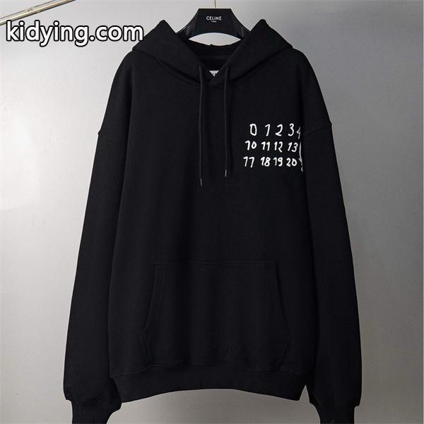 Maison Margiela スーパーコピー ミニマル シック 話題 ナンバー パーカー メゾンマルジェラ-0