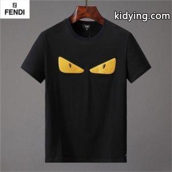 爆買いセールゆったり幅広いコーデｔシャツ半袖定番品FENDIフェンディ t シャツ コピー吸汗性速乾性トレンド-1