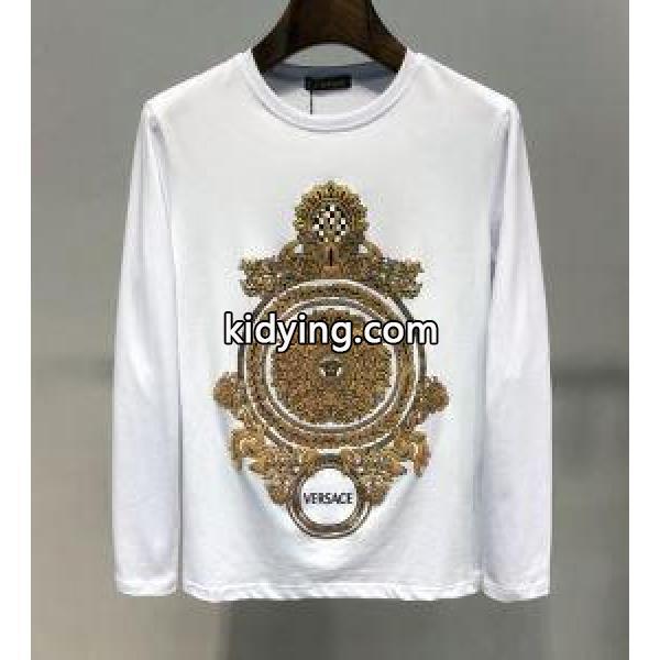 春夏新作も続々登場! ヴェルサーチ VERSACE 長袖Tシャツ 2色可選 2019SS人気ブランド新作アイテム_ヴェルサーチ VERSACE_ブランド コピー 激安(日本最大級)-0