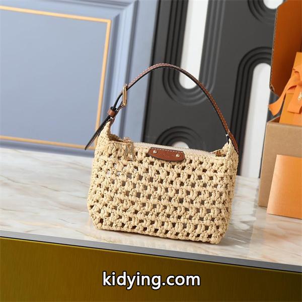 サマー風草編み レザーハンドル Louis Vuitton ルイヴィトン ハンドバッグ スーパーコピー レディース クール-0