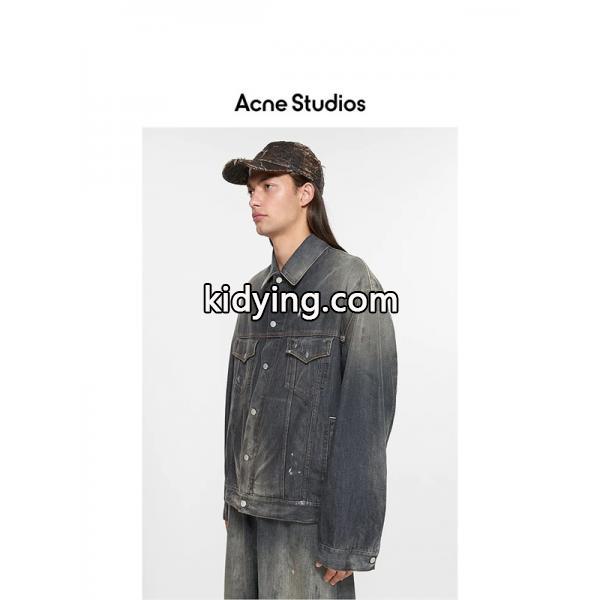 Acne Studios 2025ss ❤アークスタジAcne デニムジャケットコピー2025秋冬男女OK-1