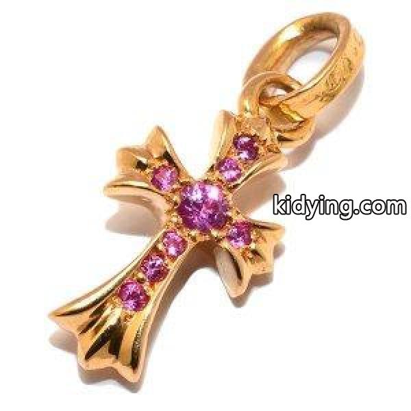 CHROME HEARTS(クロムハーツ)ベビーファット22Kパヴェピンクサファイア Baby Fat 22K PAVE Pink Sapphire :chp90:Luxzet ラグゼット - 通販ショッピング-0