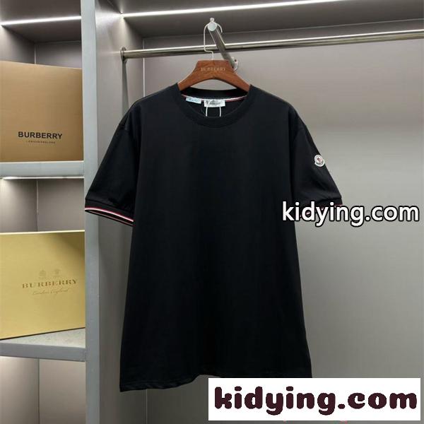 Tシャツ 半袖 クルーネック 滑らか素材 春夏 シンプル MONCLER モンクレール コピー-0