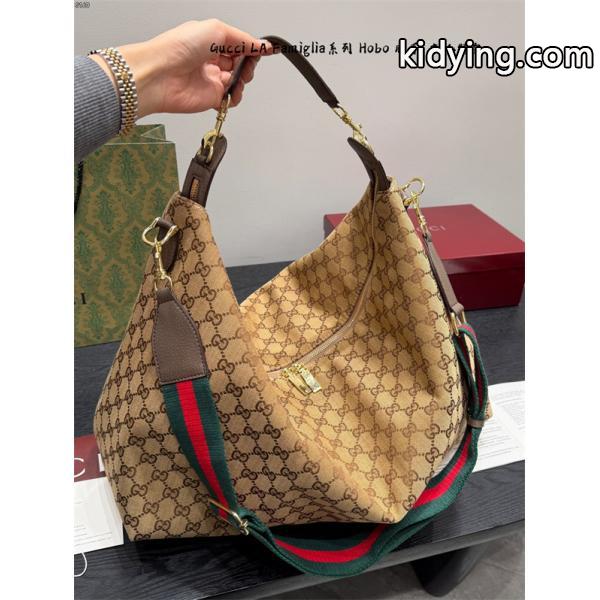 GUCCI LaFamigliaシリーズHobo グッチショルダーバッグコピー2026激安トレンド-2