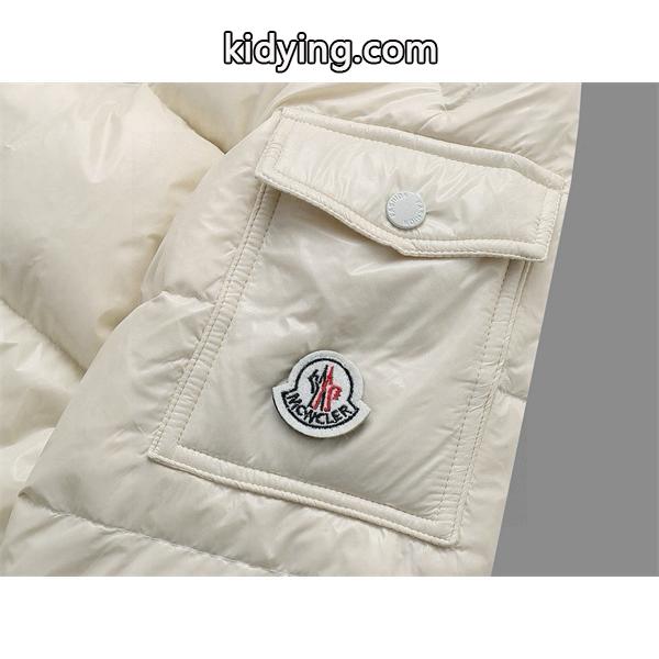 高級感溢れる ホワイト 光沢プレミアム仕上げ 冬コーデ注目 モンクレール コピー Moncler ダウンジャケット-5