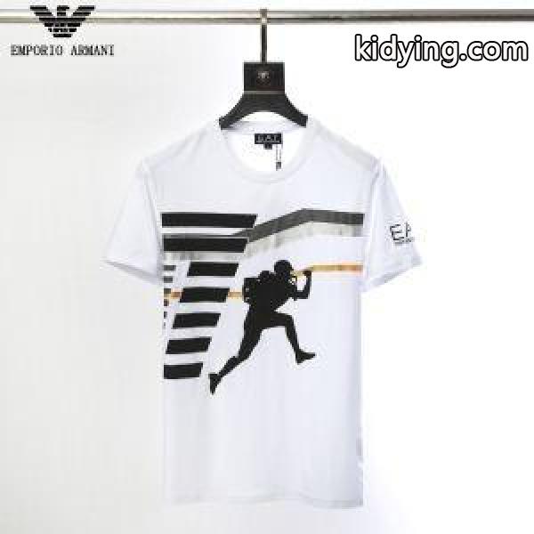 2019人気新作が登場 アルマーニ ARMANI 2色可選 Tシャツ/ティーシャツ ウェアに取り入れるのが今季流_アルマーニ ARMANI_ブランド コピー 激安(日本最大級)-1
