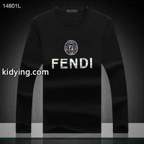 フェンディ FENDI 長袖Tシャツ 2色可選 秋冬ナチュラルコーデに大活躍 2019秋冬におしゃれな着こなし_フェンディ FENDI_ブランド コピー 激安(日本最大級)-0