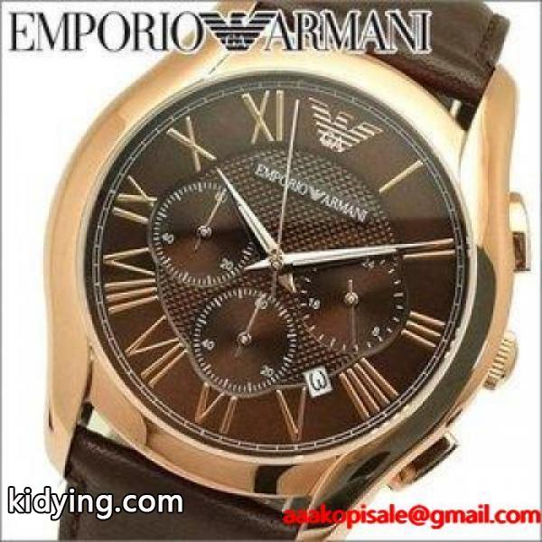 エンポリオアルマーニ/EMPORIO ARMANI　メンズ 時計　AR1701/ブラウン×ピンクゴールド/レザー :ar1701:腕時計とブランドギフトSEIKA - 通販ショッピング-0