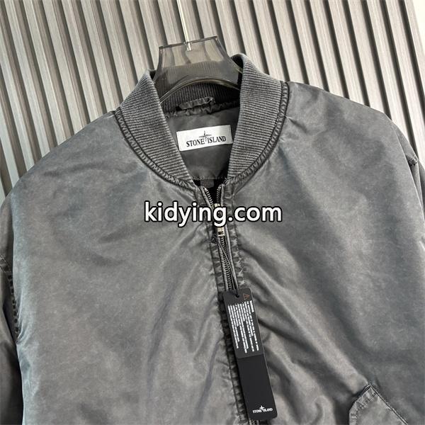 秋冬 中綿入り マットカラー ヴィンテージ STONE ISLAND ストーンアイランド コピー ジャケット-3