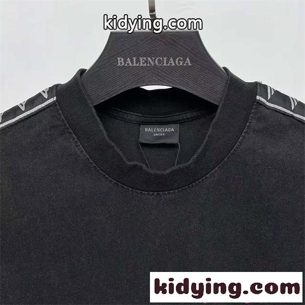 BALENCIAGA バレンシアガ コピー 半袖Tシャツ ヴィンテージ加工 オーバーサイズ トレンド仕様-3
