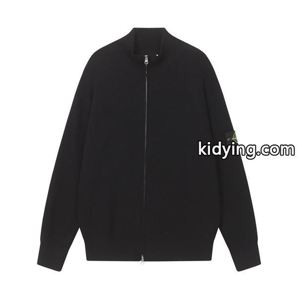STONE ISLAND ストーンアイランド コピー 上品仕立て フルジップ ニットブルゾン ミニマル-1