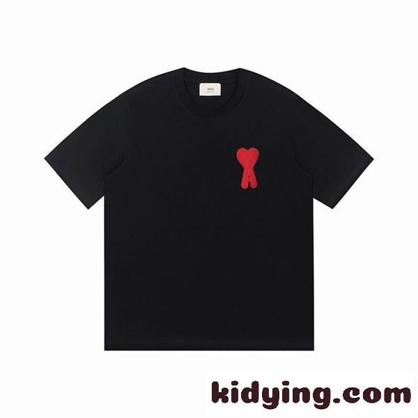 アミ パリス tシャツコピー【涼感テロン素材】コットン100% さらっと肌触り 2026夏 AMI PARIS-4