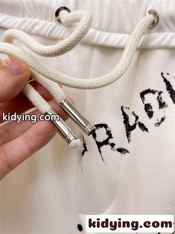 売れ筋継続 ブラック プリント モダン スポーツテイスト ショートパンツ PRADA プラダ コピー-9