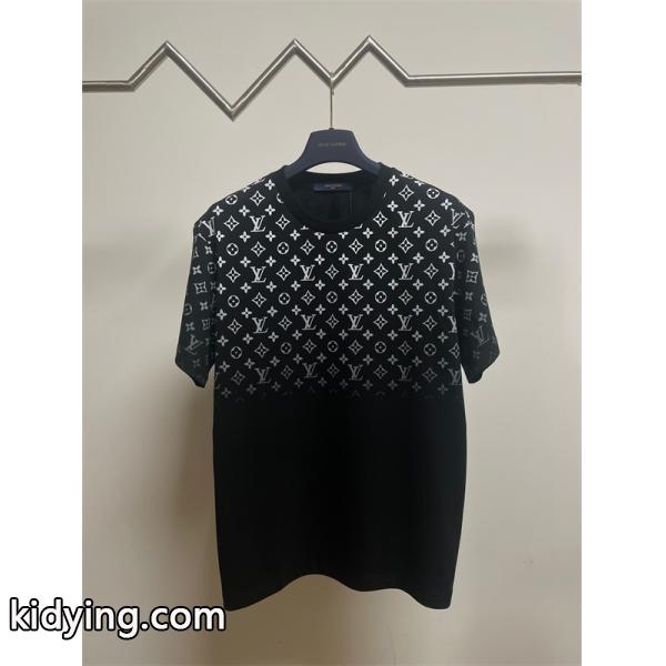 ヴィトン t シャツ コピーLOUIS VUITTON新作1AFBB3グラディエントコットンTシャツ半袖Tシャツアメカジ-0