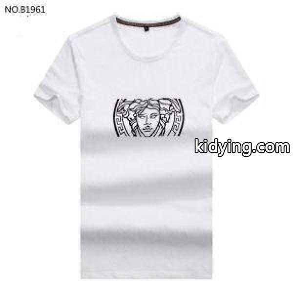 ヴェルサーチ 激安VERSACE新作入荷格安カジュアルなコーデtシャツスポーツアウトドア通勤通学ブラックホワイトダークブルー-2