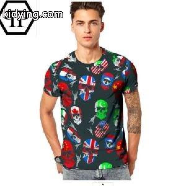 2019ssファション流行を カジュアルに着こなし フィリッププレイン PHILIPP PLEIN 半袖Tシャツ_フィリッププレイン PHILIPP PLEIN_ブランド コピー 激安(日本最大級)-0