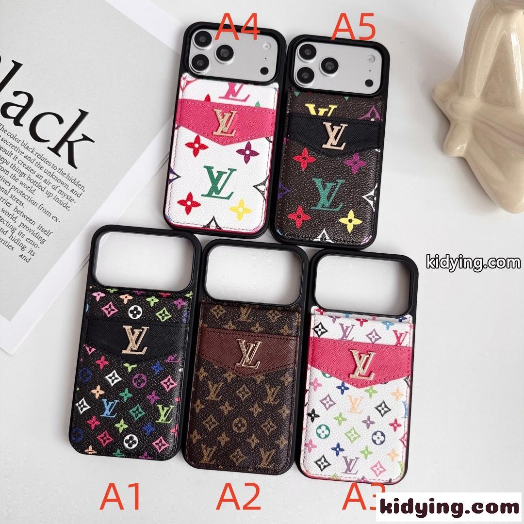 LOUIS VUITTON 激安 ルイ・ヴィトン iPhoneケース カードケース一体型 モノグラム メタルロゴ 収納力抜群 人気アイテム-0