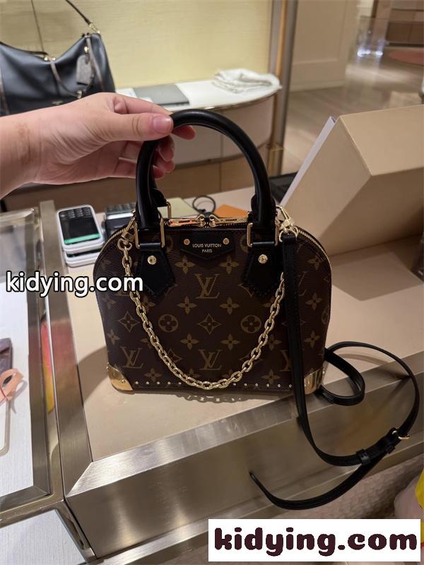 LV Alma Trunk&&ルイヴィトンハンドバッグコピー2026春夏最新人気モノグラムデザイン-2