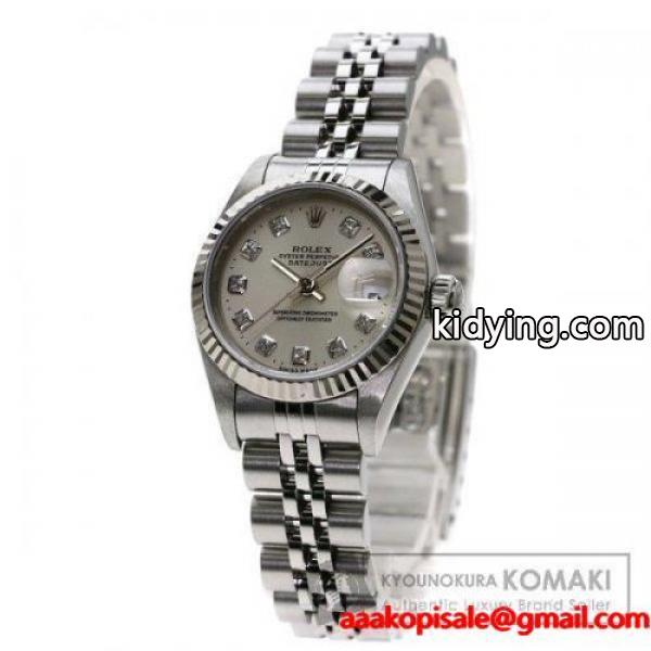 ROLEX ロレックス 69174G デイトジャスト 10Pダイヤモンド 腕時計 ステンレス レディース 中古 :00110100:ブランド京の蔵小牧 - 通販ショッピング-0