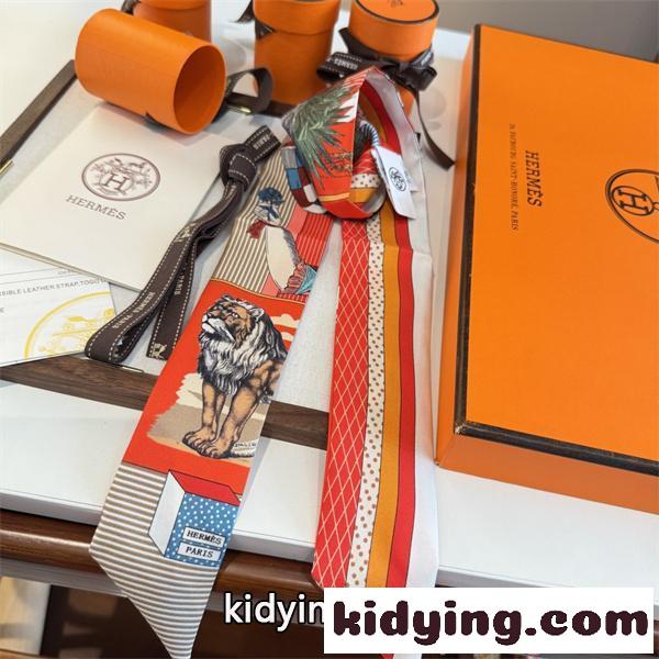 レディース スカーフ エルメス コピー 首巻き バッグアクセサリー ヘアアレンジ おしゃれ HERMES-6