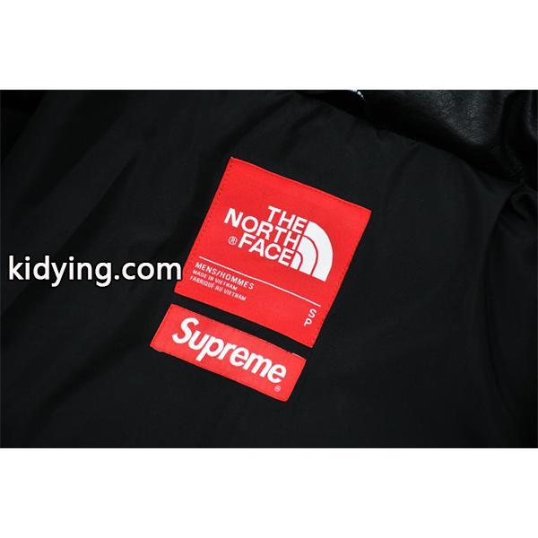 シュプリームダウンジャケットスーパーコピーSupreme x The North Face 17fw Leather Nuptse Jacket トレンドランキングブランド-3