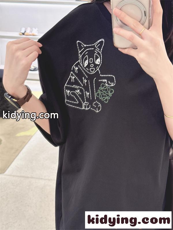 売れ筋 2026新作 半袖Tシャツ オーバーサイズ 着心地抜群 LOEWE ロエベ スーパーコピー-1