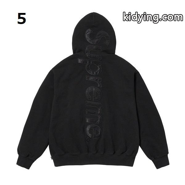 11色対応❤2026人気❤ Supreme  Satin Appliqué Hooded Sweatshirtシュプリームパーカーコピー-4