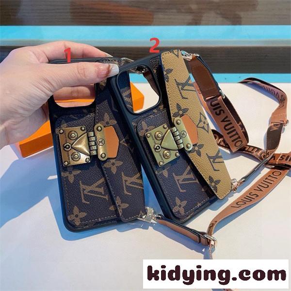 スマホケース ショルダー付き 斜め掛け ルイヴィトン 偽物 カード収納 おしゃれ 大人可愛い LOUIS VUITTON-5