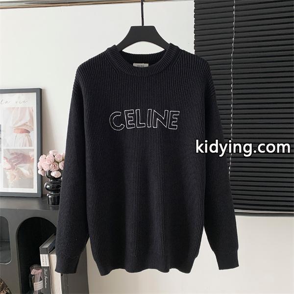 秋冬 ネイビー 売れ筋 柔らか質感 センス溢れる CELINE セリーヌ コピー セーター-1