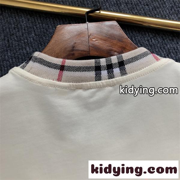 大人気商品 BURBERRY バーバリー コピー 半袖Tシャツ 刺繍ロゴ 柔軟生地 カジュアル-6