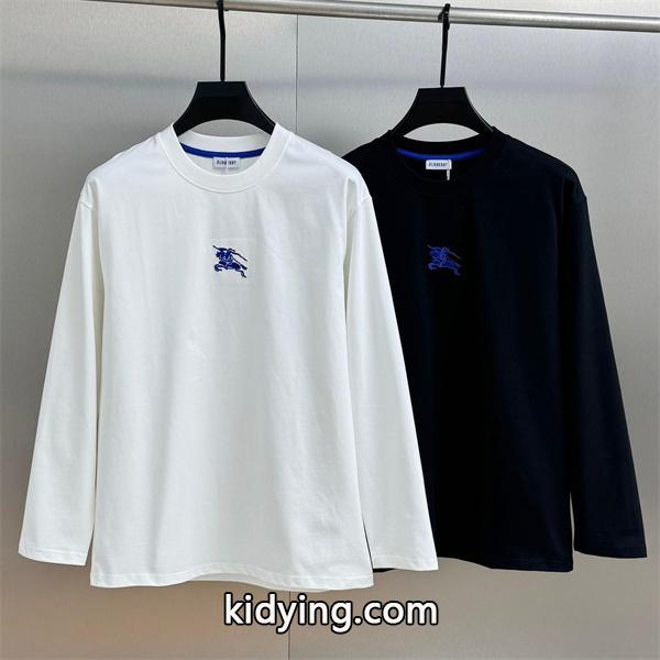 注目必至 2025新登場 シンプル刺繍 エレガント 長袖Tシャツ バーバリー コピー BURBERRY-0