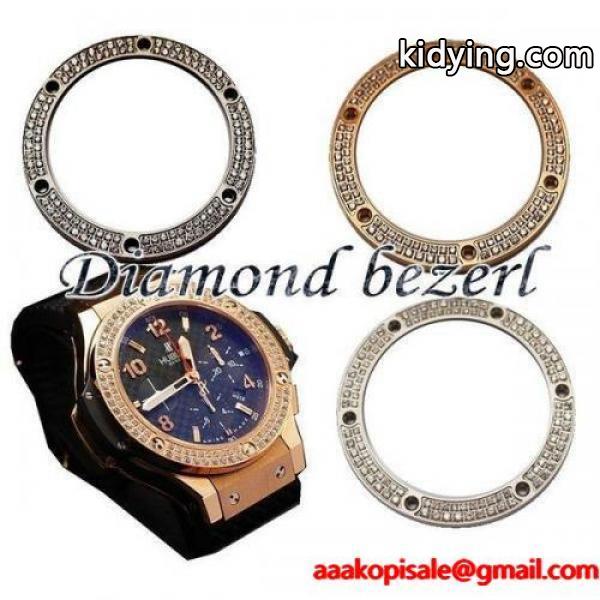 HUBLOT ウブロ ビッグバン 44mm用 ダイヤ ベゼル 色 ゴールド /シルバー /ブラック / パケットダイヤ :bezel-hublot:DuO - 通販ショッピング-0