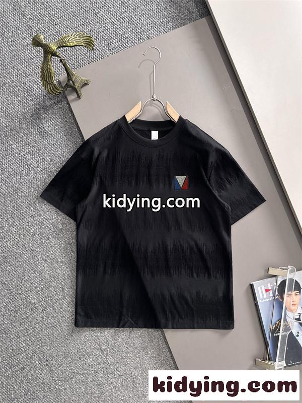 ルイヴィトン コピー 半袖Tシャツ 2026新作 LOUIS VUITTON ゆったり シンプル カジュアル 夏服 人気-4
