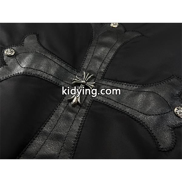 立体刺繍 デザイン性抜群 中綿ブルゾン 防寒性向上 クロムハーツ Chrome Hearts コピー-3