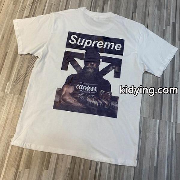 2021春夏も引き続き人気セール SUPREME×Off-White 今年もトレンド シュプリーム SUPREME 半袖Tシャツ 多色可選 半袖Tシャツ ファッション スーパーコピーブランド激安通販-0