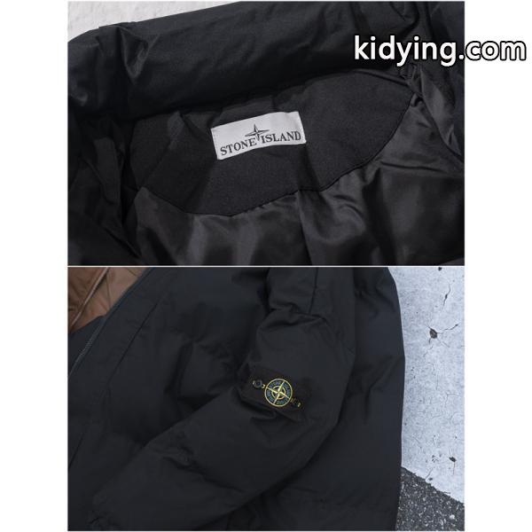 STONE ISLAND ストーンアイランド コピー 秋冬 高保温 ブラウン トレンド 防寒 ダウンジャケット-7