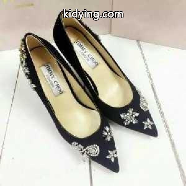 17SS ジミーチュウ JIMMY CHOO スタイルアップ効果 ハイヒール 2色可選 ビジュー_ジミーチュウ JIMMY CHOO_ブランド コピー 激安(日本最大級)-2