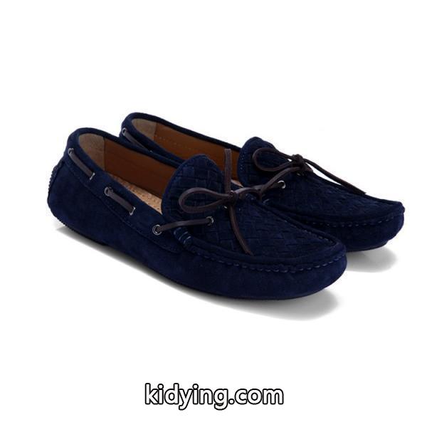 人気商品 2013-14秋冬新作 ボッテガ ヴェネタ デッキシューズ スエード NAVY_スニーカー、靴_メンズファッション_スーパーコピーブランド激安通販 専門店-0
