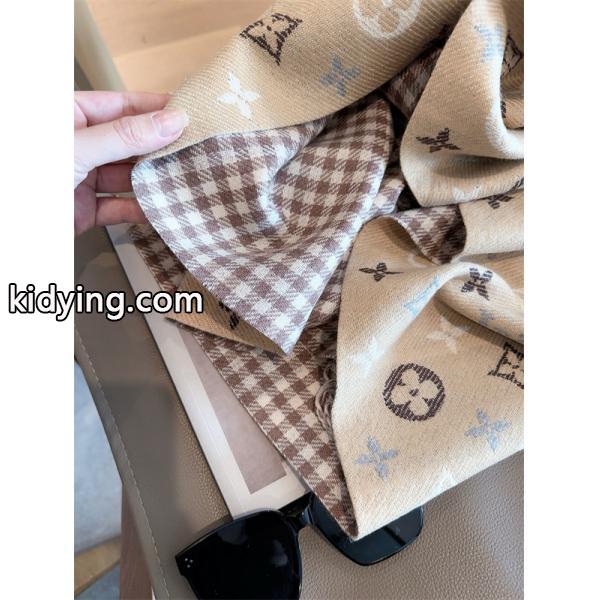 LOUIS VUITTON ルイヴィトン コピー 上品デザイン リバーシブル風 マフラー 大人スタイル-4