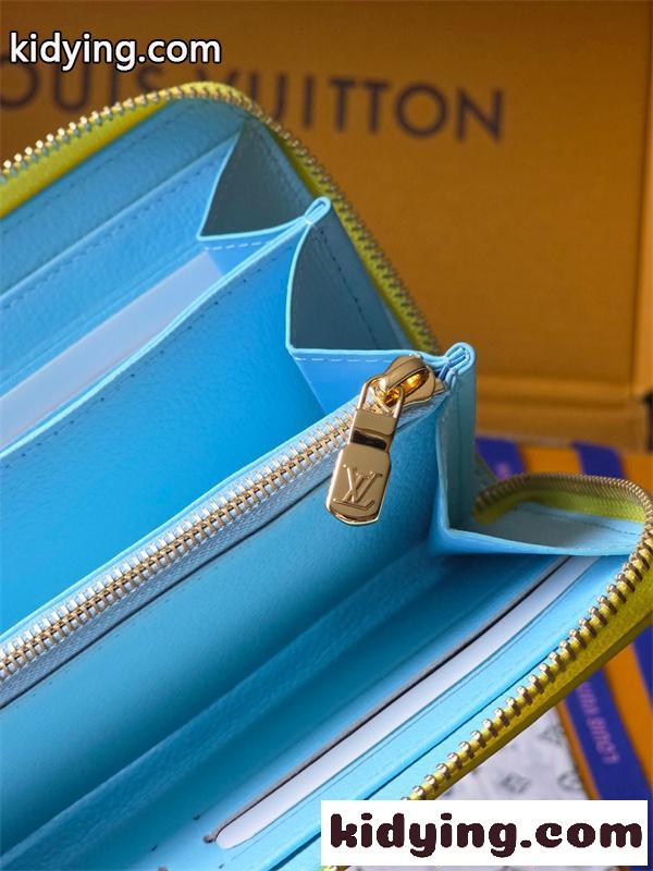 Louis Vuitton コピー ルイヴィトン M27504 長財布 モノグラムアンプラント イエロー ラウンドファスナー ゴールド金具 N級品  スリムウォレット 日本限定風-8