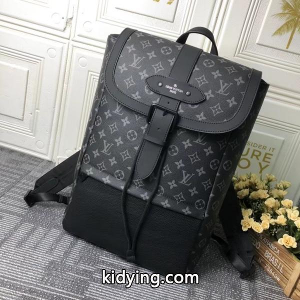新作 肌触りのいい ルイ ヴィトンM45913 Saumur リュック、バックパック Monogram Eclipse LOUIS VUITTON_ルイ ヴィトン LOUIS VUITTON_ブランド コピー 激安(日本最大級)-0
