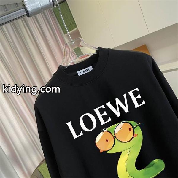 ロエベ LOEWE スーパーコピー スネークプリント パーカー 秋冬のユニークデザイン-1