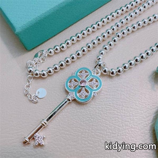 上品 エレガント キーモチーフ Tiffany&Co ティファニー コピー ネックレス 2026新作-2