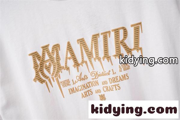 ヴィンテージロゴ オリジナル風プリント デイリーファッション AMIRI アミリ コピー 半袖Tシャツ 定番アイテム-3
