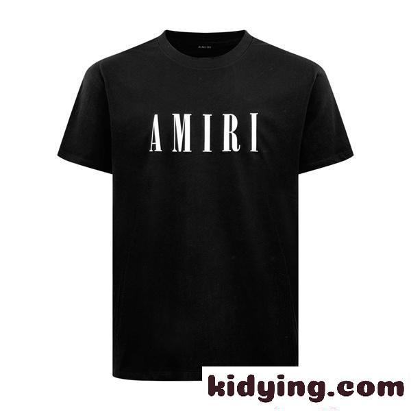 AMIRI ミニマル アミリ コピー センター 半袖Tシャツ メンズ シンプル 着回し万能 ベーシック-0