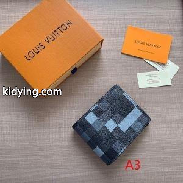 Louis Vuitton ルイ ヴィトン メンズ 二つ折り財布 DAMIER GRAPHITE ダミエグラフィット ピクセル コピー ファッション 激安-2