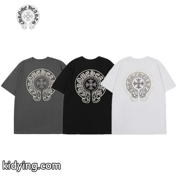 ファッション 人気  クロムハーツCHROME HEARTS 半袖Tシャツ 男女兼用 _クロムハーツ CHROME HEARTS_ブランド コピー 激安(日本最大級)-0