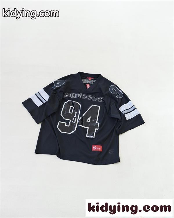 Supreme FW25 Sequin Football Jersey シュプリーム 半袖Tシャツコピー  2026春夏のトレンド新商品 激安通販 専門店-6