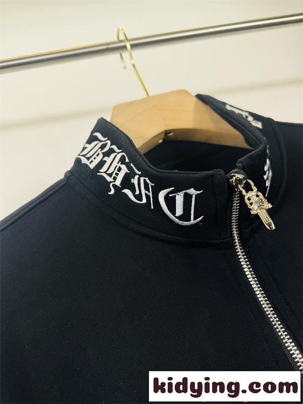 スウェット 立ち襟 刺繍デザイン ストリート風 トレンド新作 CHROME HEARTS クロムハーツ コピー-4