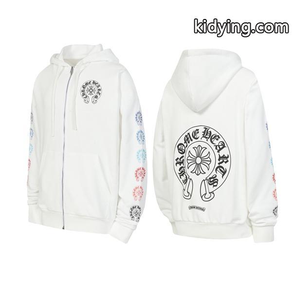 クロムハーツ コピー Chrome Hearts パーカー 売れ筋必至!お洒落ホワイト スリーブデザイン 新着注目-0